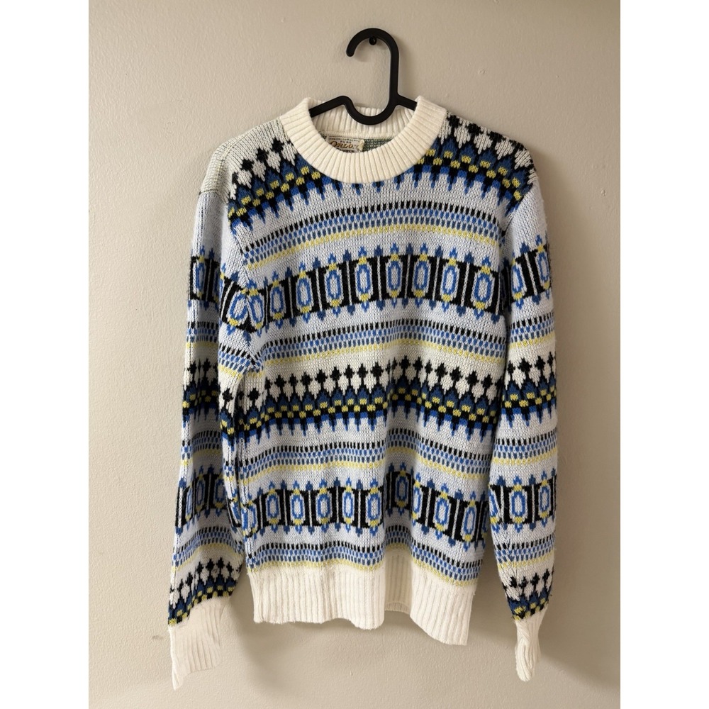 Vintage 60's Wool Sweater Campus 36-38 Small